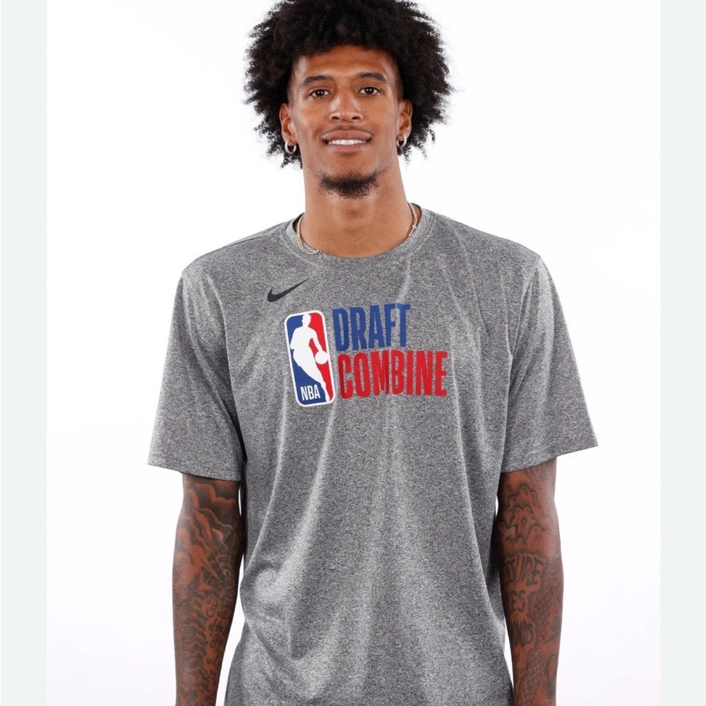 Nike Gray NBA Draft Combine Tee